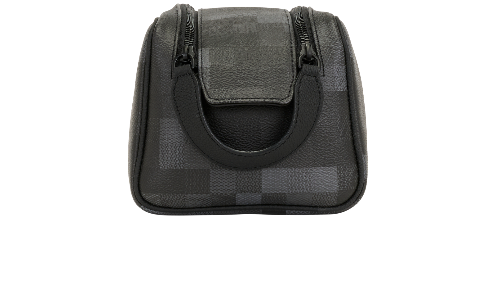 Louis Vuitton Dopp Kit Toiletry Pouch, &pound;520, Accessories, Black, Canvas/Leather, Side view